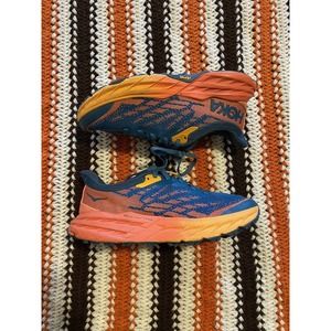 Hoka Speedgoat 5 Women 5.5 Blue Coral/Camellia Trail Running Shoes 1123158BCCML